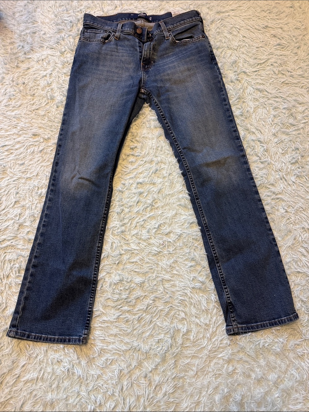 Hollister bootcut Leg Jeans in Dark Blue Wash 30x30